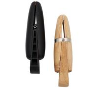 Mikikit Pinzas para Anillos de Plástico y Madera Abrazadera para Joyeros Soporte Ajustable para Sujetar y Reparar Anillos Herramienta Portátil para Pulir y Fabricar Joyas Clip de