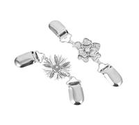 Mikikit Pinzas para Chal Vintage de Aleación 2 Unidades Broches Retro para Suéter y Cárdigan Hebillas de Bufanda Clásicas para Mujer Accesorio Decorativo para Fiestas y Celebraciones