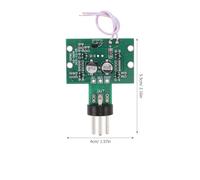 Mikikit Placa de Circuito de Repuesto para Micrófono Condensador Lewitt 240/440, Módulo Pcb de Preamplificador Fet Ruido, Placa Electrónica Verde para Reparación y Mejora de Sonido