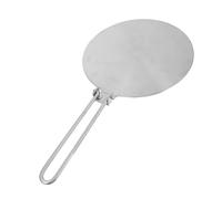 Mikikit Placa Difusora de Calor Inoxidable Plegable para Cocinas de Inducción y Gas Adaptador Térmico Compatible con Utensilios No Inductivos