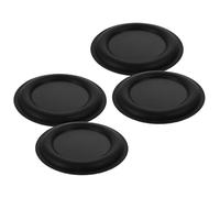 Mikikit Placas de Diafragma para Subwoofer 65 145 MM 4 Unidades Membrana Vibratoria Radiador Pasivo de Plástico para Altavoz de Graves Repuesto para Reparación de Altavoces de Coche