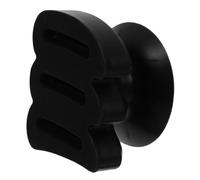 Mikikit Porta Púas de Guitarra de Silicona Negra Ventosa, Ligero y Fácil de Usar, para Sostener 3 Púas Mientras Tocas en Cualquier Momento