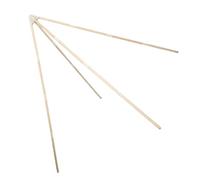 Mikikit Postes de Madera Redondos para Carpa Infantil Soportes Triangulares Reforzados Accesorios de Estructura para Casas de Juegos Varillas Resistentes para Tiendas Tipi Repuestos