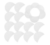 Mikikit Protector Adhesivo para Maquillaje de Ojos Blanco, 100 Piezas de Tela No Tejida, Fácil Aplicación y Previene Manchas de Sombra, Adecuado para Mujeres