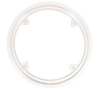 Mikikit Protectora De Dental Accesorios Cubrir Guardabarros Protector De Plato De Bicicleta De Ciclo Protector De Cadena De Polivinilo Blanco