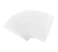 Mikikit Protectores de Bolsillo de PVC para Bolígrafos, Estuche Organizador Transparente Claro, 10 Unidades para Enfermeras y Laboratorio, Soporte Anti Manchas para Camisa Profesional
