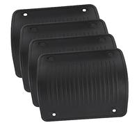 Mikikit Protectores De Esquinas para Maletas 4 Unidades 13x11x1.4 Pulgadas Plástico Resistente para Equipaje y Mochilas Uso En Desplazamientos y Transporte