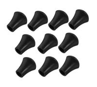 Mikikit Protectores de Suelo para Patas de Batería, Juego de 10 Piezas de Goma Antideslizante, Tamaño Compacto, Compatibles Pedales de Bombo, Accesorios para Percusión, Protección