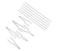 Mikikit Puntas de Alambre para Pirograbado en Madera y Papel, Aleación de Cromo-níquel, Alta e Calentamiento, Kit de 6 Piezas para Artesanía y Grabado