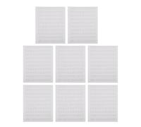 Mikikit Puntos Adhesivos Transparentes de Doble Cara Extraíbles 800 Unidades 100 por Hoja X 8 Hojas Adhesivo Nano Flexible para Decoración Manualidades Museo Hogar y Oficina sin