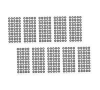 Mikikit Puntos Marcadores Reflectantes para Escáner 3D De 6 Mm, Película Reflectante Adhesiva De Alta Reflexión, 600 Unidades (12 Hojas De 50 Puntos), para Precisión Industrial y Seguimiento Óptico