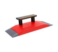 Mikikit Rampa Realistas de Plástico de Obstáculos Patineta Dedo para Skate, Accesorios Auténtica Color Aleatorio para Parque de Finger Adultos