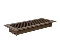 Mikikit Rejilla de Ventilación del Piso de Hierro Marrón Multiuso Fácil de Instalar para Edificios Residenciales y Ventilación