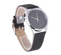 Mikikit Reloj de Pulsera de Cuarzo Preciso para Mujer Correa de Cuero Fina y Elegante Diseño Minimalista y Delgado para Uso Diario y Regalos