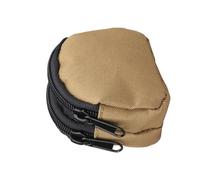 Mikikit Riñonera Doble Ligera de Nylon para Exteriores Bolsa de Cintura Multiusos con Compartimentos Organizadores para Senderismo y Escalada