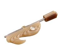 Mikikit Screw Head For Erhu Bow Imitation Agate And Stainless Steel Replacement Part Wear-resistant Musical Instrument Accessory For Beginner And Professional Players