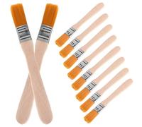 Mikikit Set de 10 Pinceles para Arqueología Infantiles de Madera Cepillos para Kit de Excavación Educativa Juguetes para Excavaciones Científicas Adecuado Aprendizaje Stem