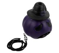 Mikikit Silbato De La Muerte Azteca, Juguete De Calabaza De Halloween Con Gritos Reales, Sonidos Humanos Fuertes Para Disfraces Y Bromas De Halloween, Morado