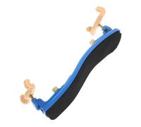 Mikikit Soporte de Hombro para Violín de Goma Azul, Cómodo y Portátil, Compatible Violines 1/4-1/8, Hombrera Sencilla y Durable para Protección y Alivio en Usos Musicales