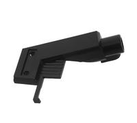 Mikikit Soporte de Montaje para Cartucho de Tocadiscos Negro, Accesorio de Reparación Compatible Cartuchos Fonográficos, Cabezal del Tocadiscos para Vinilo, Pieza de Reemplazo para Brazo