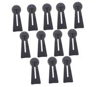 Mikikit Soporte Giratorio de Mesa para Marcos de Fotos 20 Piezas Plástico Negro Compacto y Práctico para Escritorio y Decoración