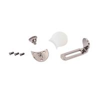 Mikikit Soporte Pulgar del Clarinete Blanco con Tornillos, Protector de Dedos de Metal y Plástico para Mantener Posición Correcta y Comodidad