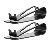 Mikikit Soporte y Tatuajes de Negro de Acrílico Máquina para Base Estable Almacenamiento Decoración Pack de 2 Piezas de Escritorio Tienda