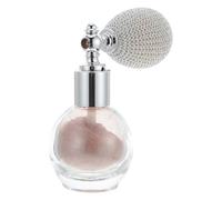 Mikikit Spray de Purpurina Corporal Iluminador en Polvo Nude Rosa Nº3, Botella Rociadora Portátil para Maquillaje, Brillo Facial y Corporal, Adecuado para Fiestas y Eventos