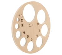 Mikikit Tabla de Dilataciones Cervicales de Madera Beige para Instituciones de Formación Obstétrica Función Educativa Que Simula el Proceso de Parto