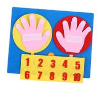 Mikikit Tablero de Matemáticas Cognitivo Numérico para Niños Juguete y Material de Tela No Tejida Educativo para de Infantes