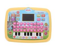 Mikikit Tableta de Aprendizaje Interactiva Pantalla Led, Dispositivo Bilingüe en Español, Juguete Educativo para Primera Infancia, Desarrollo Temprano y Enseñanza del Alfabeto, Color