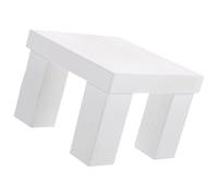 Mikikit Taburete Mini de Madera Natural para Fotografía Accesorio Portátil para Recién Nacido Banco Pequeño Decorativo para Estudio Fotográfico y Exhibición Diseño Compacto para Sesión
