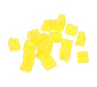 Mikikit Tapones de Silicona para Sordina de Trombón, 20 Piezas, 4 Mm, Color Amarillo, Accesorios Prácticos para Silenciador de Instrumento, Reducción de Ruido para Práctica Musical