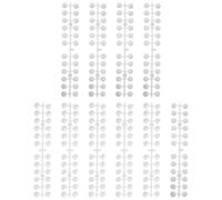 Mikikit Tarjetas de Colores para Practicar Uñas, 240 Piezas en Tonos Naturales y Transparentes, Material Resistente, Aptas para Uso en Manicura, Pedicura y Formación Estética