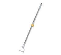 Mikikit Tendedero Telescópico Ajustable de Acero Inoxidable 53-78 CM Barra Metálica Gris para Secar Ropa en Armarios y Balcones Barra Retráctil para Espacios Pequeños y Uso Doméstico