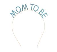 Mikikit Tiara para Mujer Futura Mamá 1 Unidad Tamaño Único Diadema Decorativa para Fiestas y Baby Shower Color Azul Lago Accesorios para Embarazo