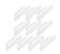 Mikikit Tiradores Autoadhesivos para Armarios 5 Pares Manijas Adhesivas para Cajones y Puertas Color Blanco Marfil Tamaño Pequeño sin Taladro para Muebles de Cocina y Puertas de