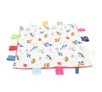 Mikikit Toalla Pacificadora para Ñiño Recién Nacido Suave y Cómoda, Juguete Calmante para Morder, Tejido de Punto Delicado, Adecuado para Viajes y Duerme Bien, Seguro para Piel Sensible,