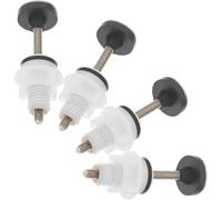 Mikikit Tornillos para Bisagras de Asiento Inodoro 4 Piezas Pernos de Montaje para Tanque de Inodoro Fijación Segura para Baños Públicos