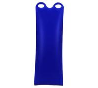 Mikikit Trineo de Nieve para Adultos y Tabla de Esquí Enrollable de Plástico Azul 137X42 CM Deslizador Ligero y Resistente para Césped Arena y Nieve Accesorio Invierno Multifuncional