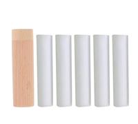 Mikikit Tubos para Inhaladores Nasales de Aceites Esenciales Repuestos de Algodón y Palo de Haya para Aromaterapia en Espacios Cerrados