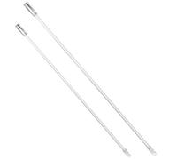 Mikikit Varilla Ciega Transparente Gancho, Accesorios para Persianas de 12 y 17 Pulgadas, Varita Vertical para Estores y Cortinas, Repuesto para Herrajes de Ventanas, 2 Piezas