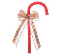 Mikikit Varita de Disfraz de Princesa con Lazo Rojo Bastón Elegante para Mujer Accesorio para Fiestas Navideñas San Valentín Bastón para Juegos de rol Infantiles Decoración para