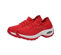 Mikikit Zapatillas Deportivas Cómodas para Mujer Calzado Casual Cordones Diseño Transpirable para Caminatas Largas y Actividades al Aire Libre Grande
