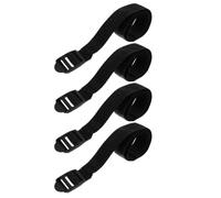 Mikikit Zapatos Aireadores de Césped Pinchos y Correas Ajustables, Nylon Negro, 8 Piezas para Aireación y Estabilidad Mejorada en Sesiones de Jardinería