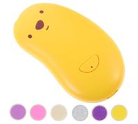 Mikinona 1 Juego cortaúñas eléctrico archivo dedo clavo lima electrica para uñas cortadores de uñas tijeras uñas cabezales eléctricos para pulir uñas de bebés manicura AbS Amarillo