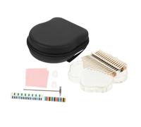 Mikinona 1 juego Kalimba de Piano de Pulgar Portátil para Principiantes y Sonido y Resonante para Casa y Aprendizaje Musical