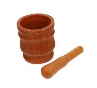 Mikinona 1 Juego Masher de de PP para Cocina Utensilio de Triturar y Especias Gadget de Molienda Ergonómico de Limpiar Resistente Color Madera
