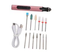 Mikinona 1 Juego pulidor de uñas polaco clavo ultravioleta archivo uña del dedo del pie suministros de arte de uñas recortadora de uñas pulidor de manicura pa6 Rose Gold