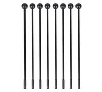 Mikinona 10 piezas Baquetas de Plástico Negras para Palillos de Percusión Portátiles para Enseñanza Infantil Material Duradero y Seguro para Desarrollo Manual